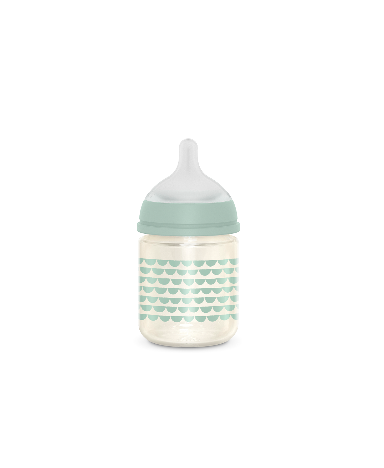 Biberon de sticlă 120 ml Tetină fiziologică SX Pro cu debit lent Bonhomia